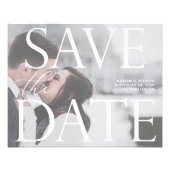 Budget Chic Photo LG Save the Date Flyer (Front)