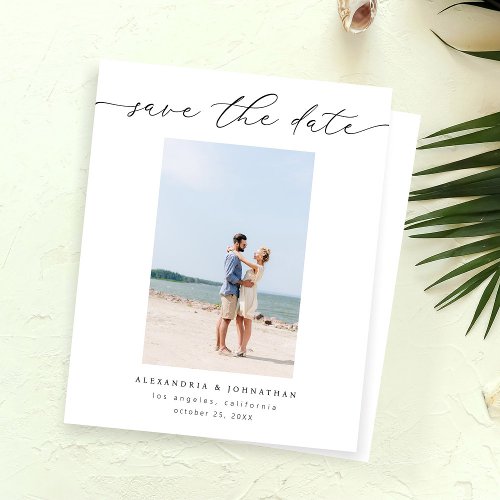 Budget Chic Stylish Mod Photo Save the Date 3