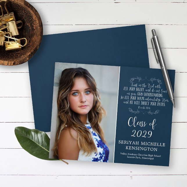 Budget Christian Bible Verse Graduation Photo (Creator Uploaded)