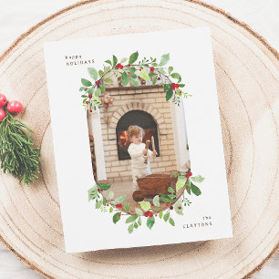 Budget Christmas 1 Photo Arch & Botanical Holiday