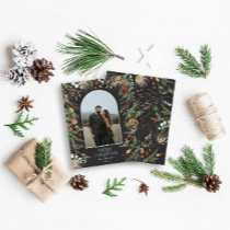 BUDGET Christmas 1 photo arch watercolor botanical Flyer