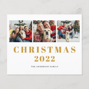 Budget Christmas 2022 Family Photo Collage Flyer
