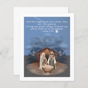 BUDGET Christmas Nativity Scene Scripture Religion