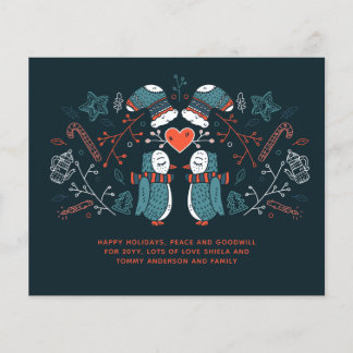 Budget Christmas Owls Hygge Scandinavian Folk Art