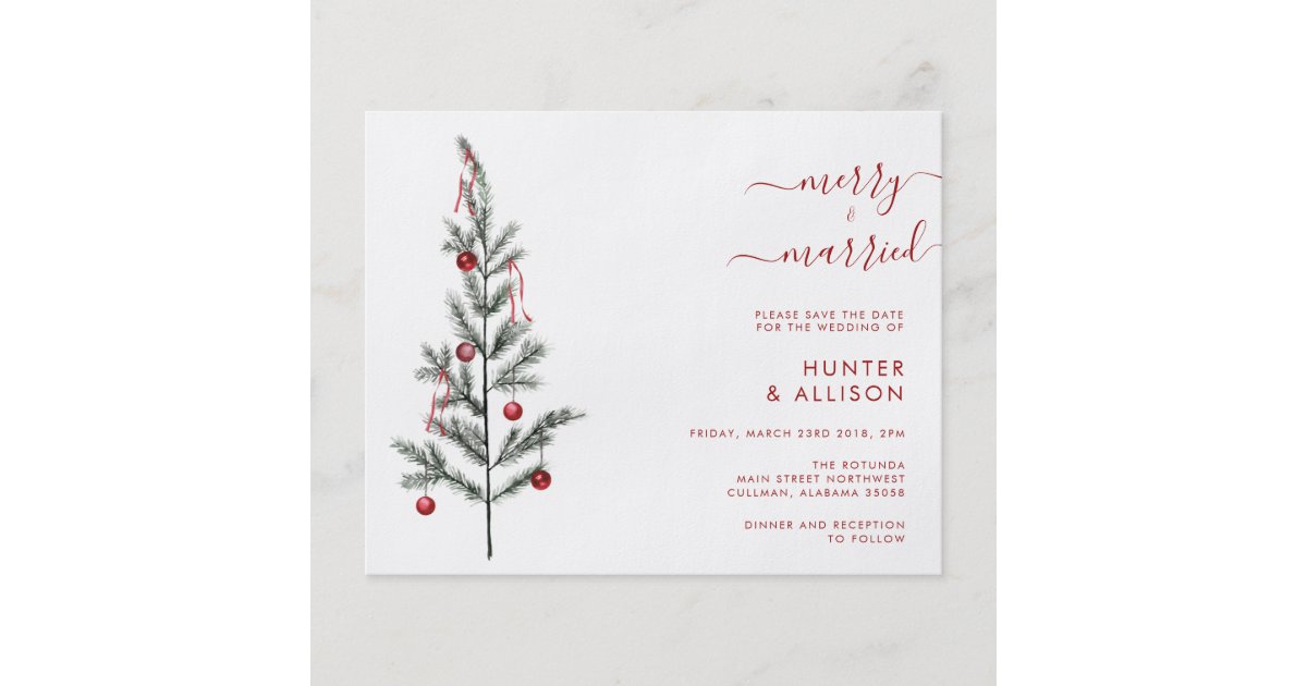 BUDGET Christmas Save The Date Invitation Flyer Zazzle budget-christmas-save-the-date-invitation-flyer-zazzle