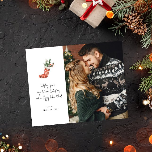 Budget Christmas Stocking Note Photo Christmas Flyer (Creator Uploaded)