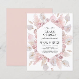 Budget Class of 2023 Boho Grad Party Invitation