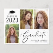 Budget Class of 2023 Photo Graduation Announcement (Front)