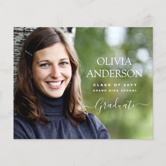 Budget Class of 2023 Photo Graduation Flyer (Front)