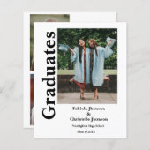 Budget class of 2023 Siblings double graduation (Front/Back)