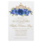 Budget Classic Floral Royal Blue Tiara Quinceañera