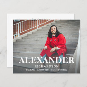 Budget Collegiate Mod Name Photo Graduation Announ