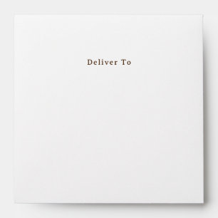 Budget Colorful Wildflower Floral Watercolor Envelope