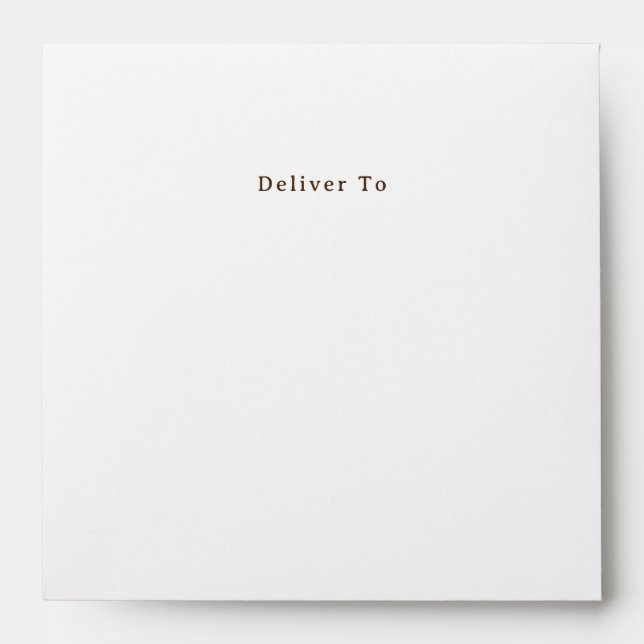 Budget Colorful Wildflower Floral Watercolor Envelope (Front)