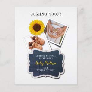 Budget Coming Soon Pregnancy Announcement