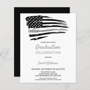 Budget Correctional Officer Graduation Invitation