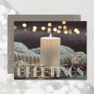 Budget Cozy Season's Greetings Card