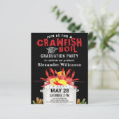 BUDGET Crawfish Boil Graduation 3 Photo Invite (Standing Front)