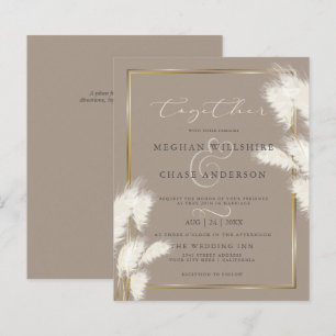 Budget Custom Abby2 Elegant Ivory Pampas Grass