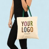 Custom bags with shop logo no minimum