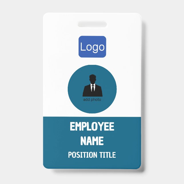 BUDGET CUSTOMIZE YOUR EMPLOYEE  BADGE (Front)