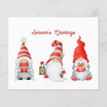 Budget Cute Christmas Gnomes Holiday Card