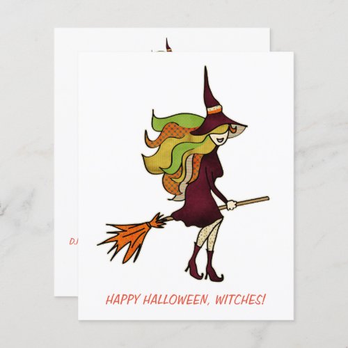 Budget Cute Happy Halloween Witches Party