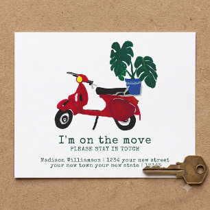 Budget Cute Moving Announcement New Address