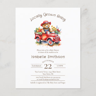 Budget Cute Teddy Locally Grown Baby Shower Pickup