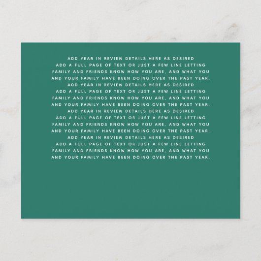 Budget Dabbing Photo Christmas Invite Letter (Back)