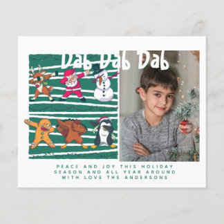 Budget Dabbing Photo Christmas Invite Letter