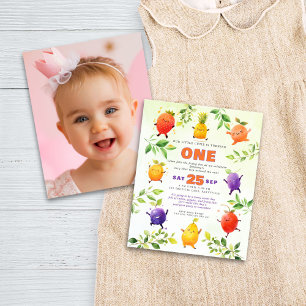 Budget Dancing Fruit 1st Birthday Party Photo