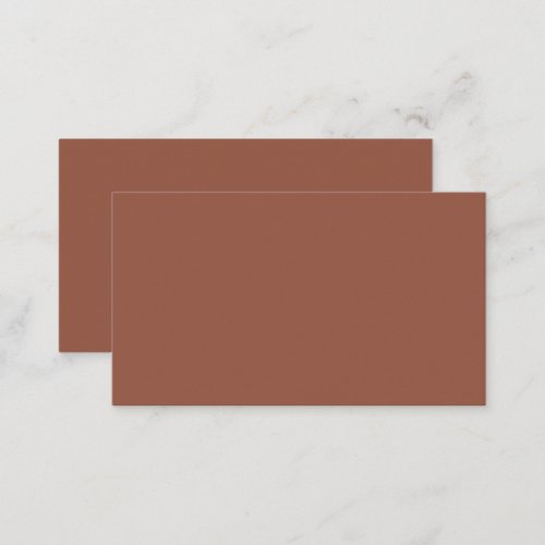 BUDGET Dark Terracotta Monochrome Wedding Enclosure Card
