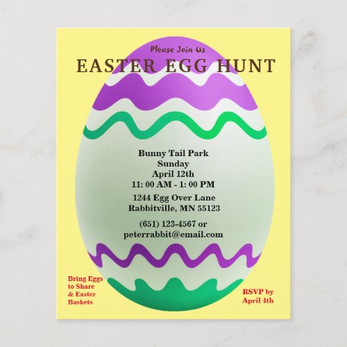 Budget Decorative Egg Easter Egg Hunt Paper Sheet