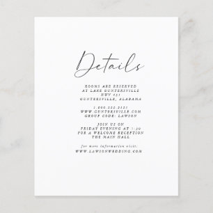 Budget Details Card  Flyer