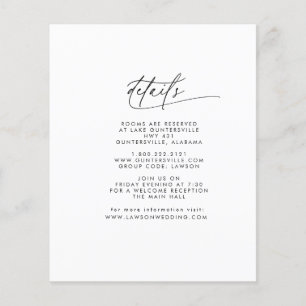 Budget Details Card  Flyer
