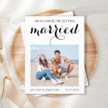 Budget Dog Wedding Photo Save The Date Postcard<br><div class="desc">Let your Best Dog announce your wedding with this super cute 'My Humans Are Getting Married' pet dog save the date cards. Customize with your favorite photo, and personalize with names, date, and wedding location. This dog wedding save the date announcement will be a hit with your family and friends.....</div>