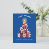 Budget Dogs Christmas Invite Annual Letter (Standing Front)