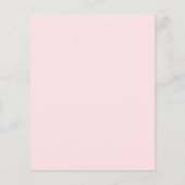 Budget Drive By Baby Shower Blush Pink Gold Foil (Back)