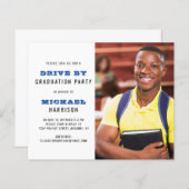 Budget Drive By Graduation Party Photo Invitation (Front/Back)