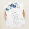 Budget Dusty Blue Floral Bridal Shower Invitation