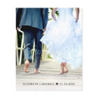 Budget Dusty Blue Wedding Reception Invitation