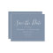 BUDGET Dusty Blue Wedding Save The Date