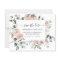 Budget Dusty Pink Floral Save the Date  Invitation