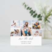 Budget Ele Chic 5 Multi Photo Save the Date (Standing Front)