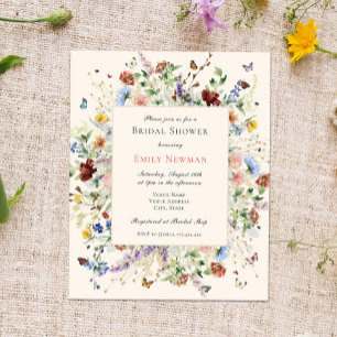  Budget Elegant Boho Floral Bridal Shower