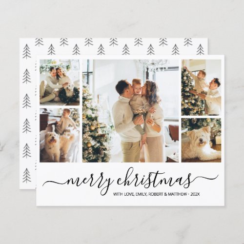 Budget Elegant Collage Christmas Holiday Flyer