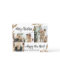 Budget Elegant Gold Foliage Photo Christmas Card