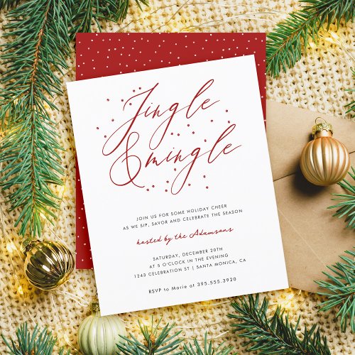 Budget Elegant Jingle  Mingle Christmas Party