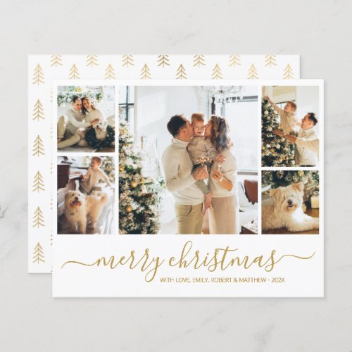 Budget Elegant Photo Christmas Holiday Paper Sheet